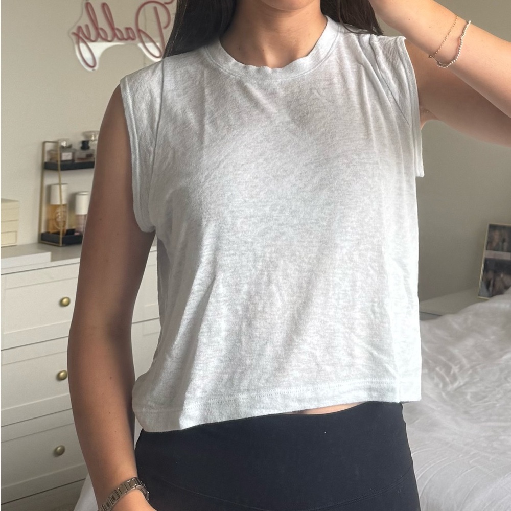 LNA light blue tank top